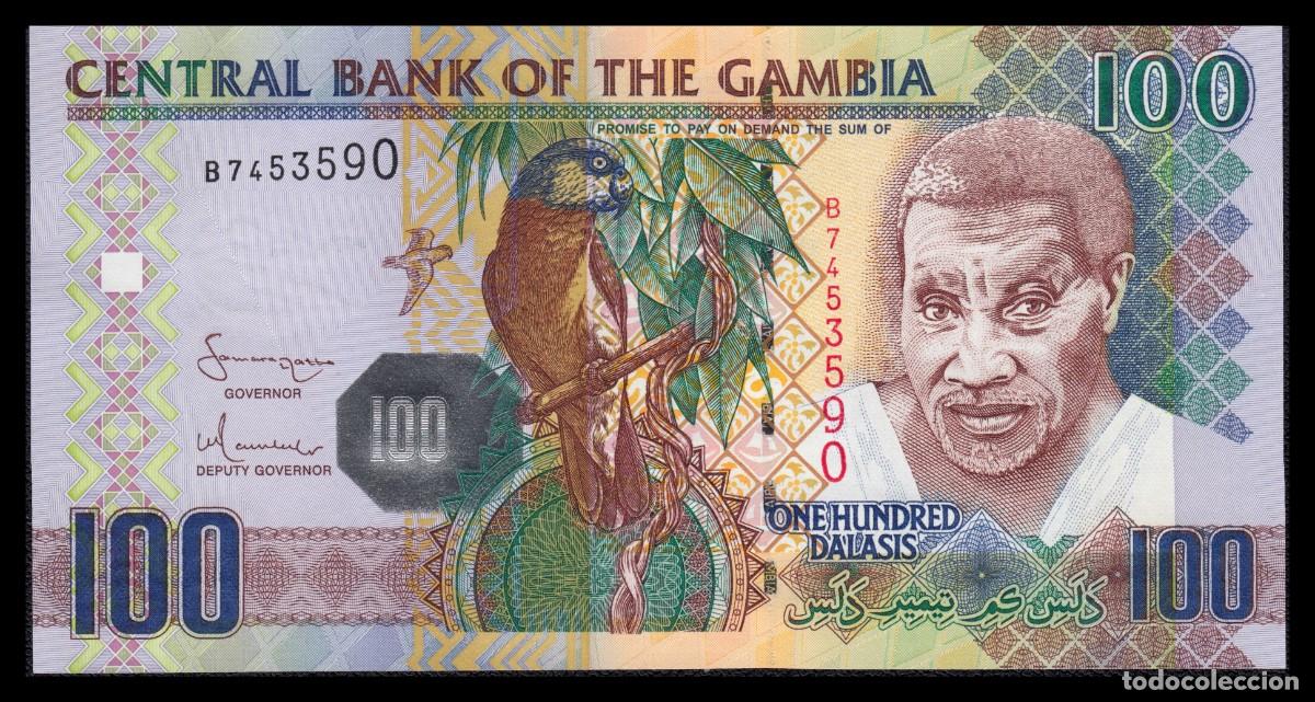 Billetes extranjeros: Gambia 100 Delasis 2013 Pick 29a - Foto 2