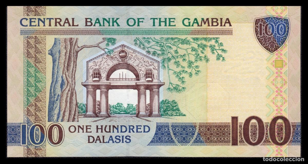 Billetes extranjeros: Gambia 100 Delasis 2013 Pick 29a - Foto 3