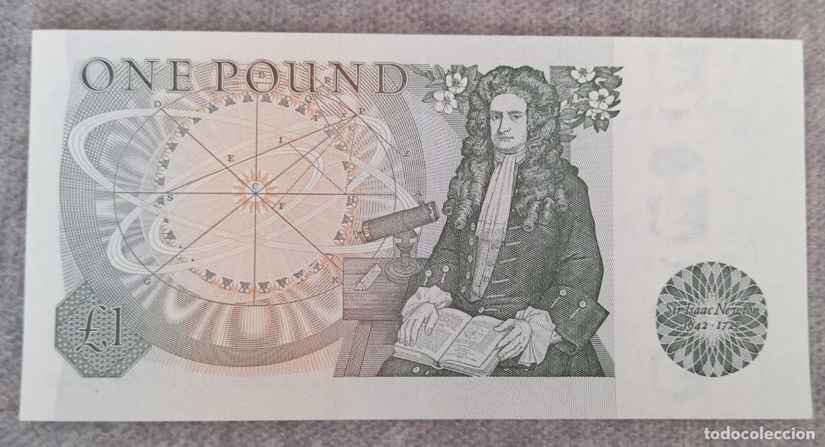 Billetes extranjeros: Billete ONE POUND ( 1 LIBRA) INGLATERRA - Foto 2