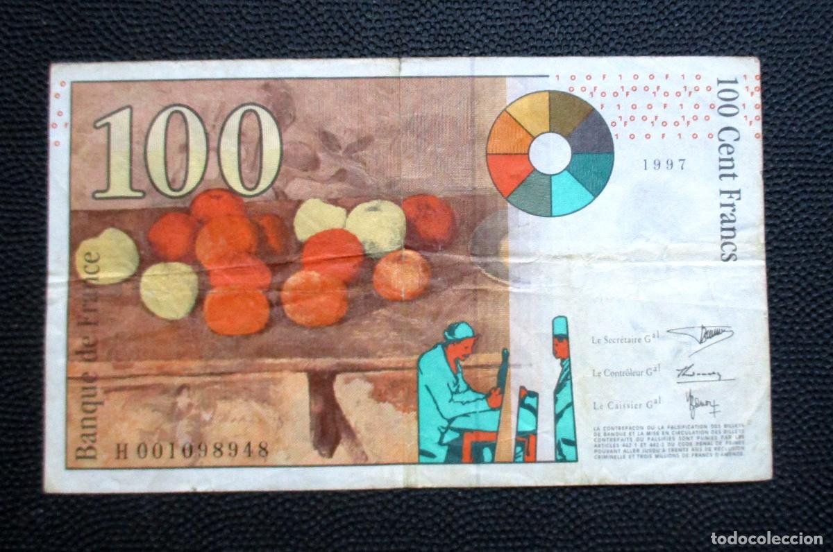 Billetes extranjeros: FRANCIA 100 FRANCOS 1997 (REF. 304) - Foto 2