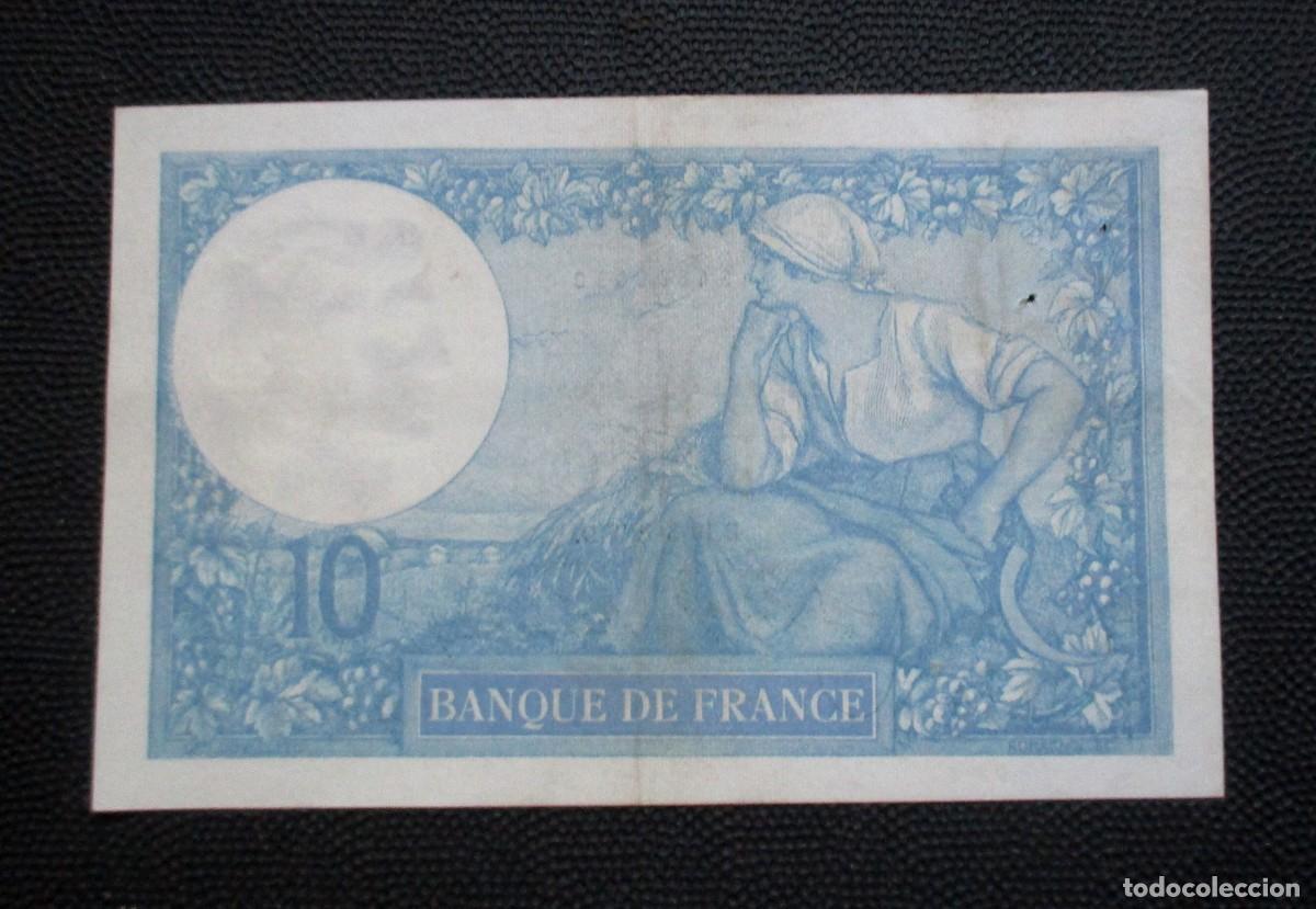 Billetes extranjeros: FRANCIA - 10 FRANCOS 1918 MBC+ (REF. 311) - Foto 2