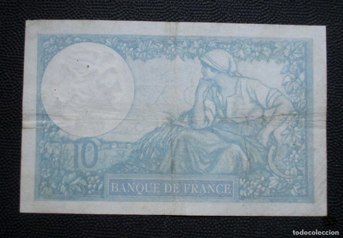 Billetes extranjeros: FRANCIA - 10 FRANCOS 1940 - (REF. 323) - Foto 2