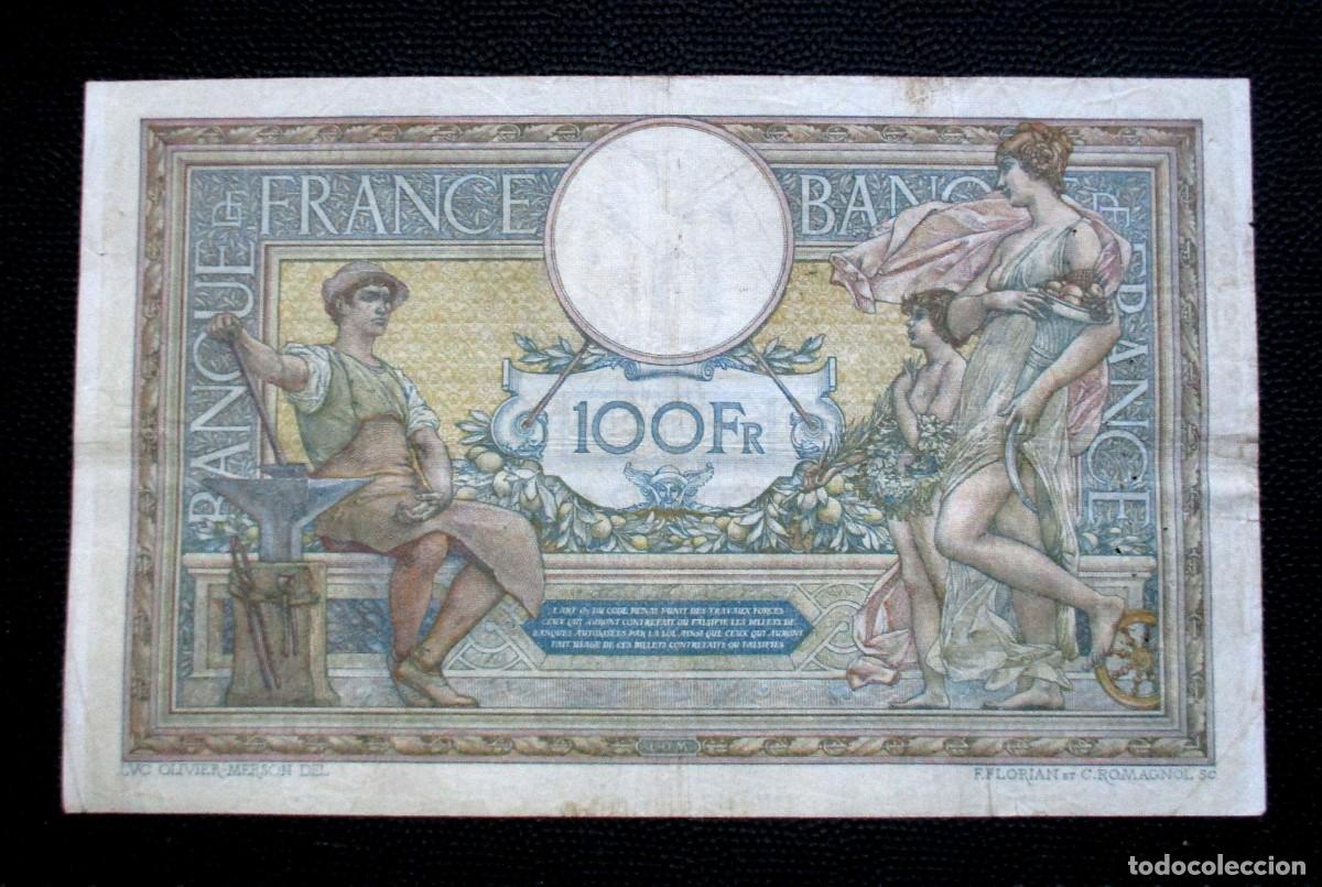 Billetes extranjeros: FRANCIA - 100 FRANCOS 1918 - (REF. 310) - Foto 2