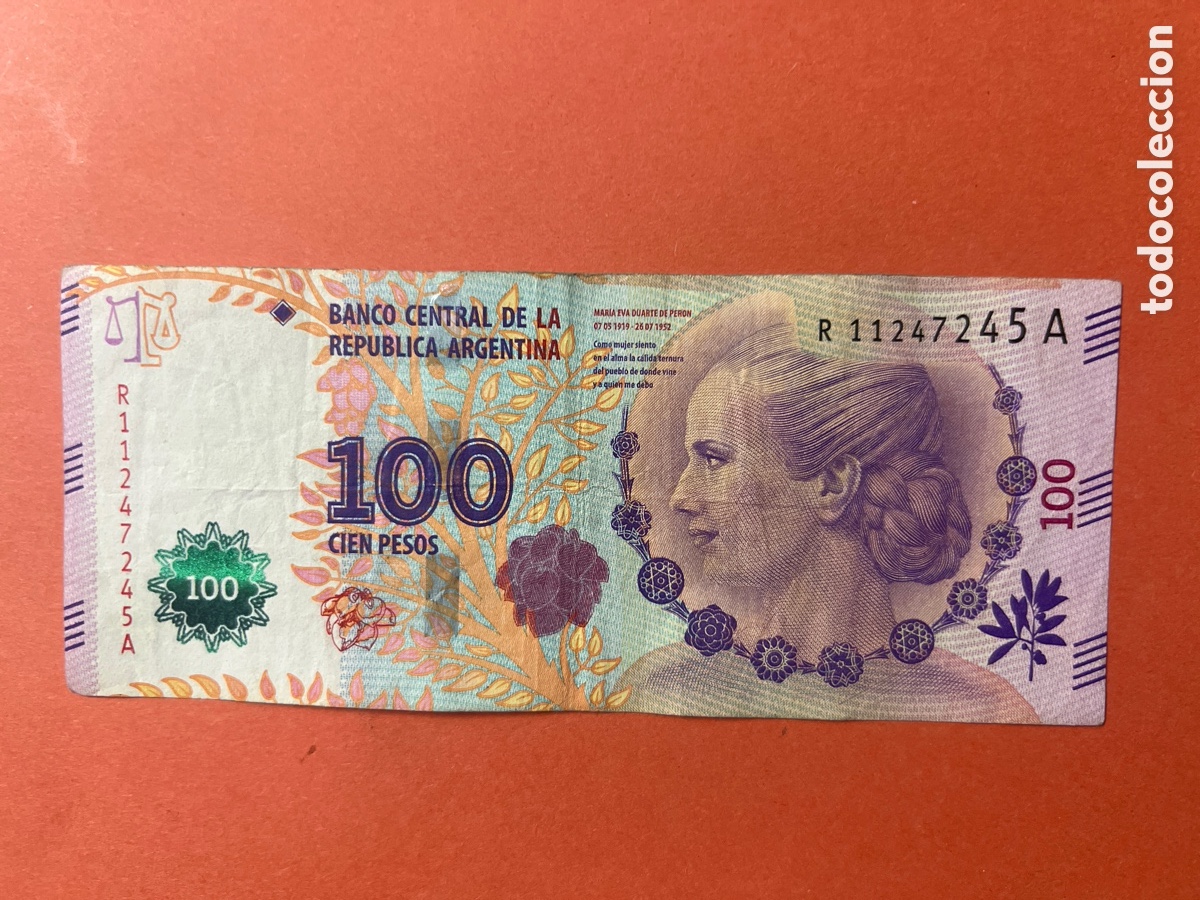 Billetes extranjeros: Hb151. BILLETE DE ARGENTINA. 100 pesos. - Foto 1
