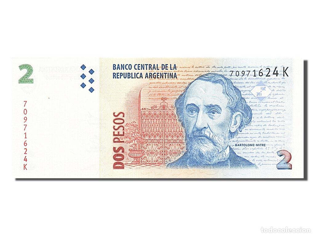 Billetes extranjeros: [#255138] Billete, 2 Pesos, 2002, Argentina, UNC - Foto 1