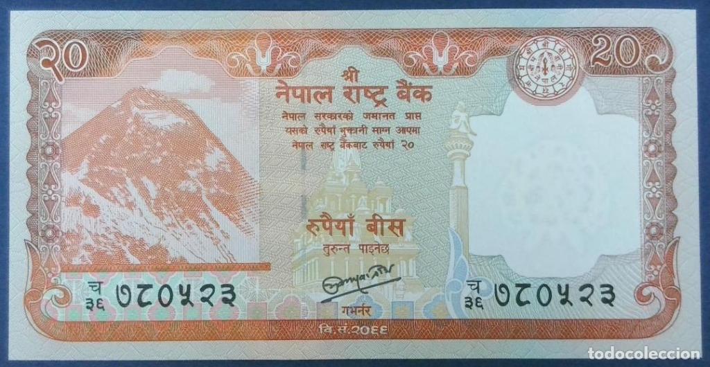 Billetes extranjeros: Nepal, 20 Rupees 2012 - P71 - (SC / UNC) [710523] - Foto 1