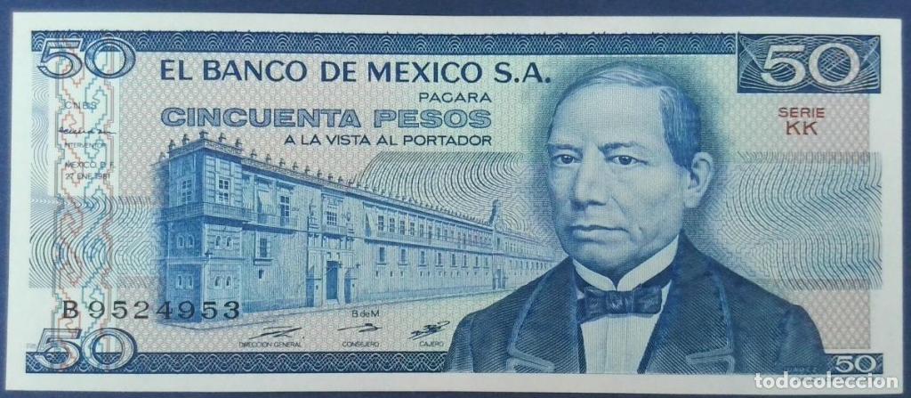 Billetes extranjeros: M&eacute;xico, 50 Pesos 1981 - 73 - (EBC / AUNC) [B9524953] - Foto 1