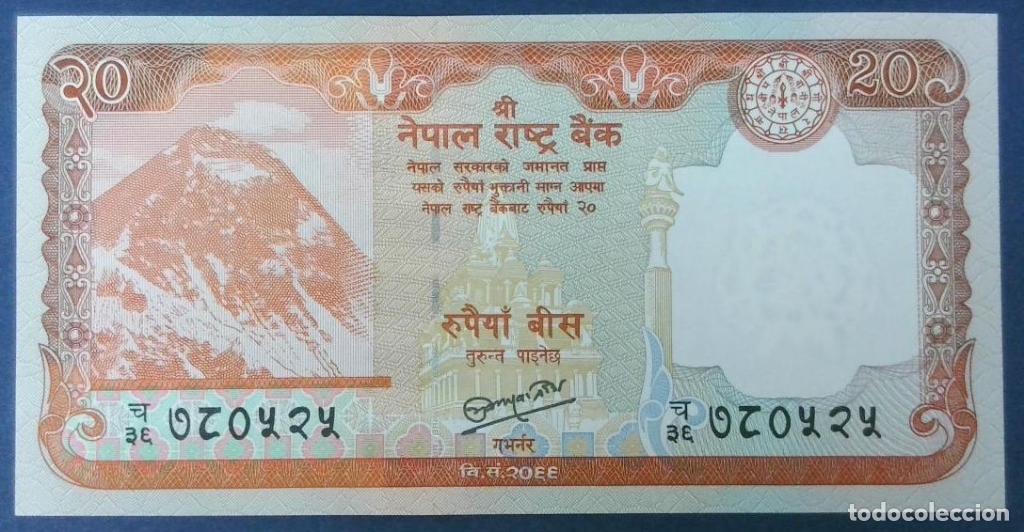 Billetes extranjeros: Nepal, 20 Rupees 2012 - P71 - (SC / UNC) [710525] - Foto 1