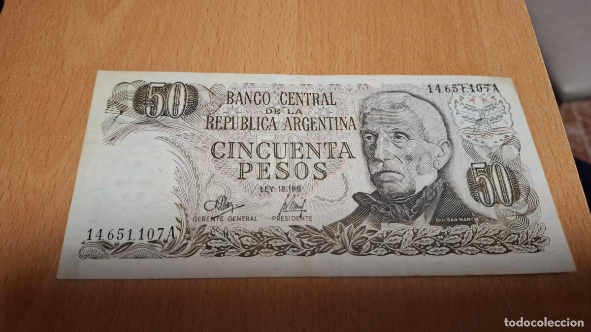 Billetes extranjeros: BILLETE DE 50 PESOS DE ARGENTINA - Foto 1