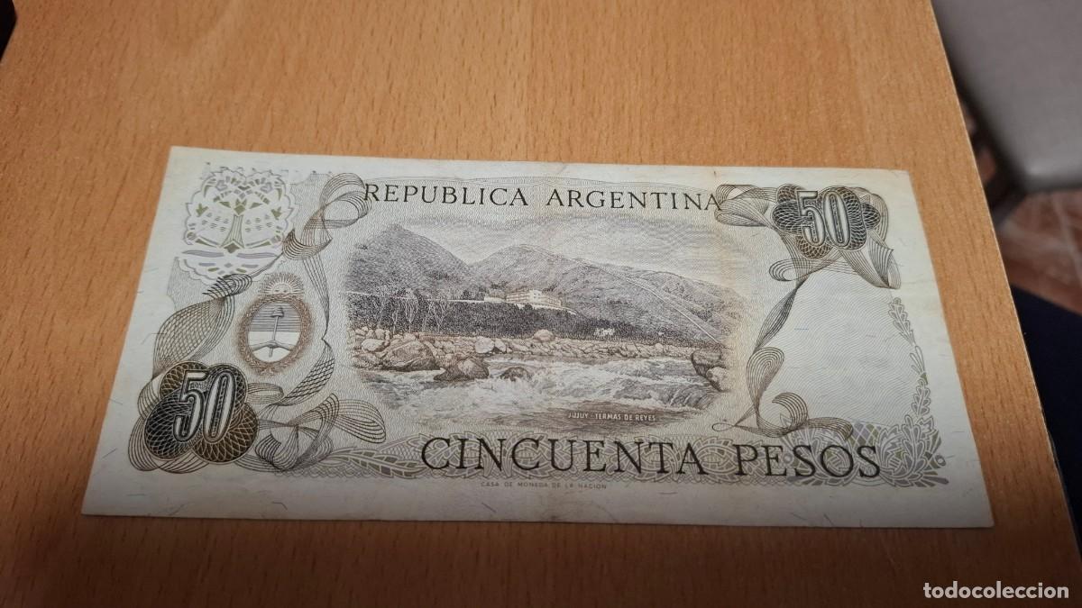 Billetes extranjeros: BILLETE DE 50 PESOS DE ARGENTINA - Foto 2