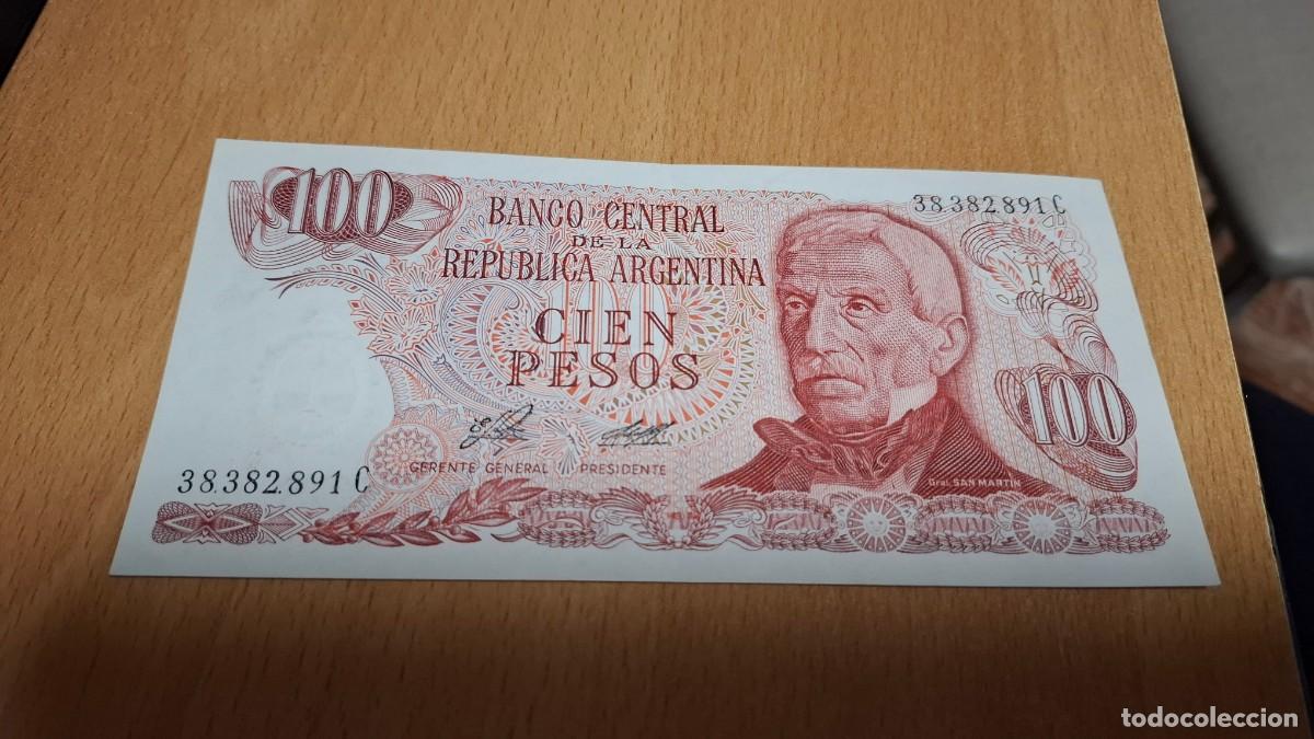 Billetes extranjeros: BILLETE DE 100 PESOS DE ARGENTINA - Foto 1