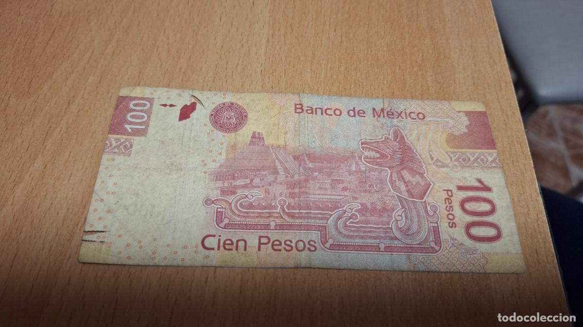 Billetes extranjeros: BILLETE DE 100 PESOS DE M&Eacute;JICO - Foto 2