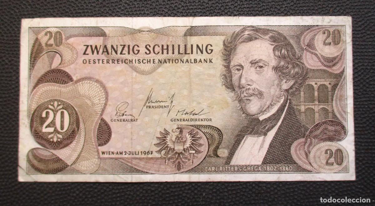 Billetes extranjeros: AUSTRIA - 25 SHILLING 1967 (REF. 206) - Foto 1