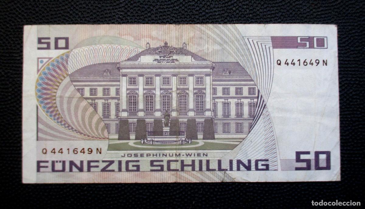 Billetes extranjeros: AUSTRIA - 50 SHILLING 1986 (REF. 212) - Foto 2