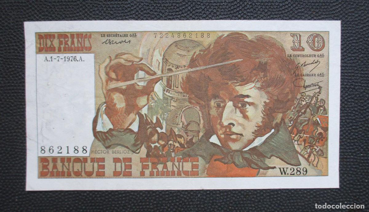 Billetes extranjeros: FRANCIA - 10 FRANCOS 1976 - (REF. 343) - Foto 1
