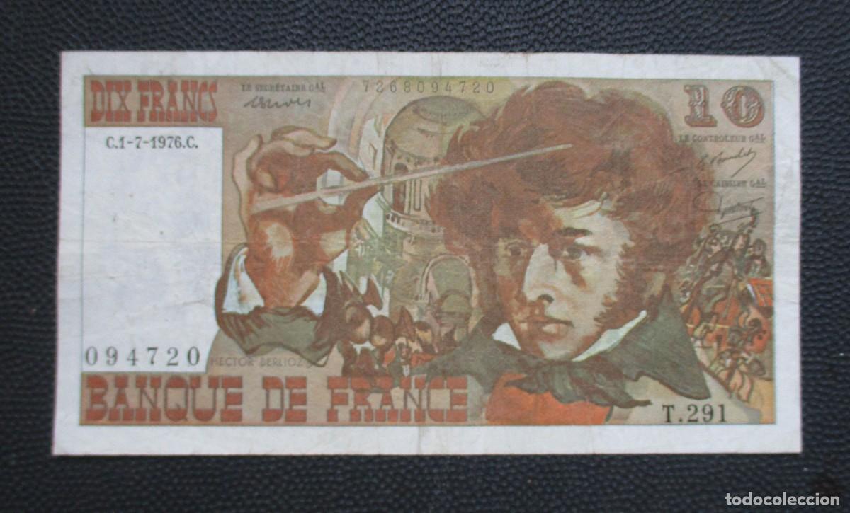 Billetes extranjeros: FRANCIA - 10 FRANCOS 1976 - (REF. 346) - Foto 1