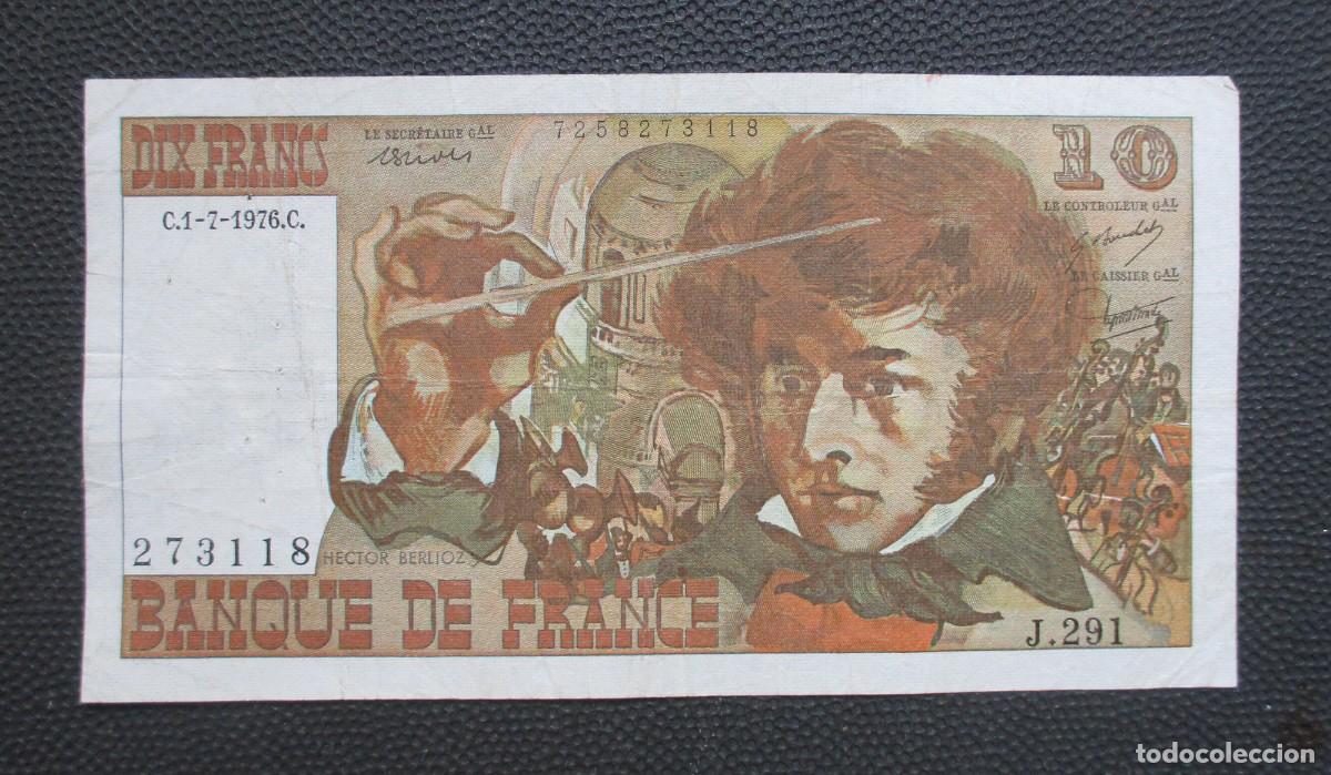 Billetes extranjeros: FRANCIA - 10 FRANCOS 1976 - (REF. 347) - Foto 1