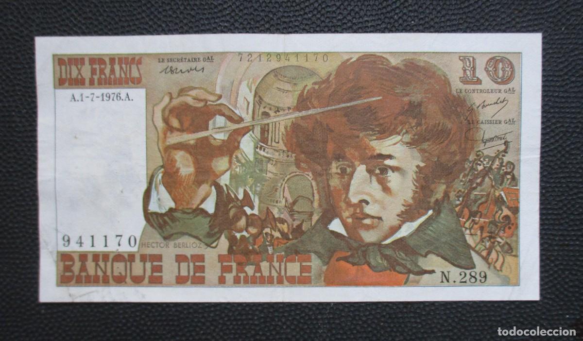 Billetes extranjeros: FRANCIA - 10 FRANCOS 1976 - (REF. 348) - Foto 1
