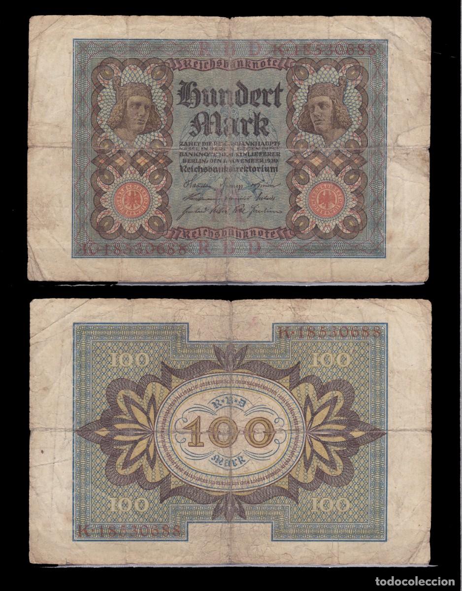 Billetes extranjeros: ALEMANIA - 100 MARCOS DE 1920 - Foto 1