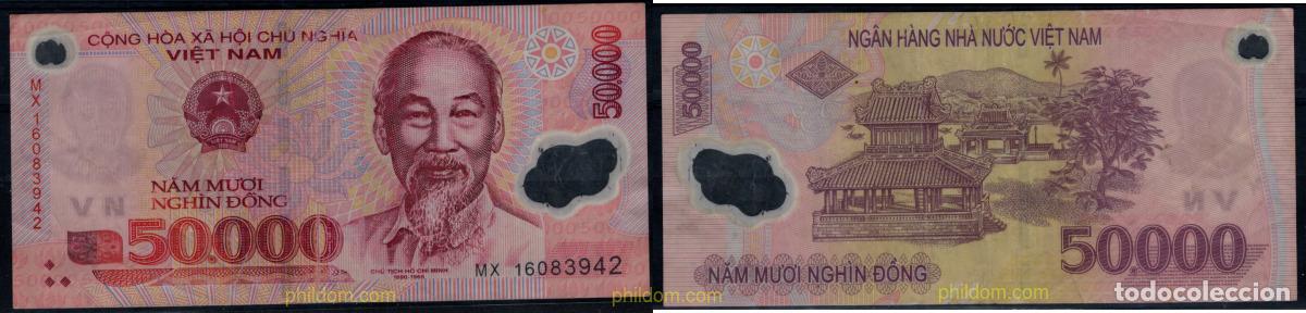 Billetes extranjeros: 11011 VIETNAM 2004 VIETNAM 50000 DONG 2004