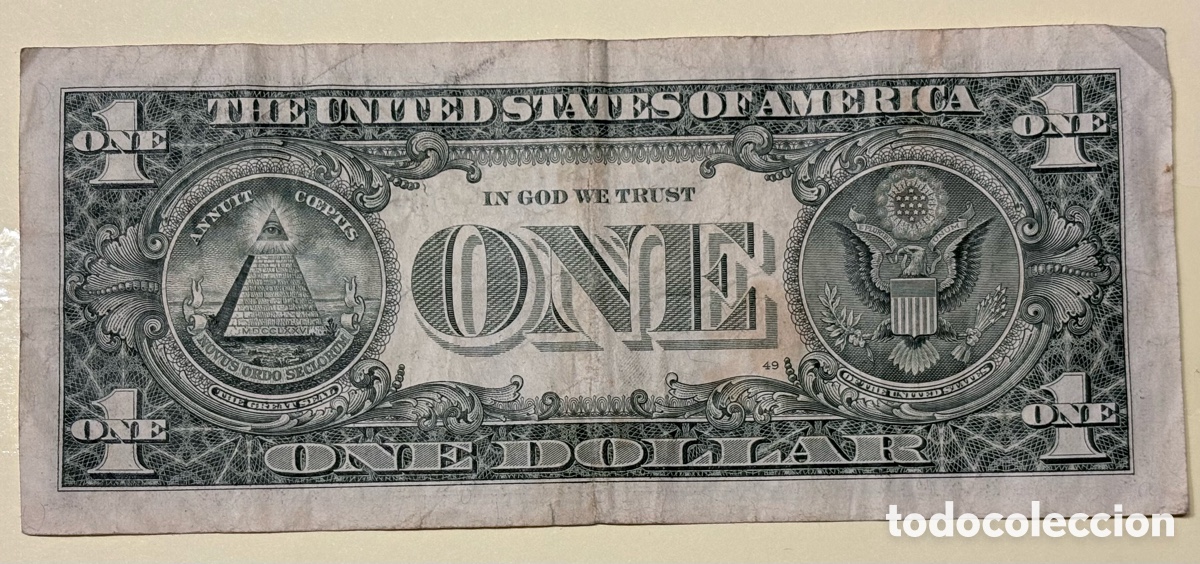 Billetes extranjeros: Estados Unidos - 1 D&oacute;lar 2003 - Foto 2