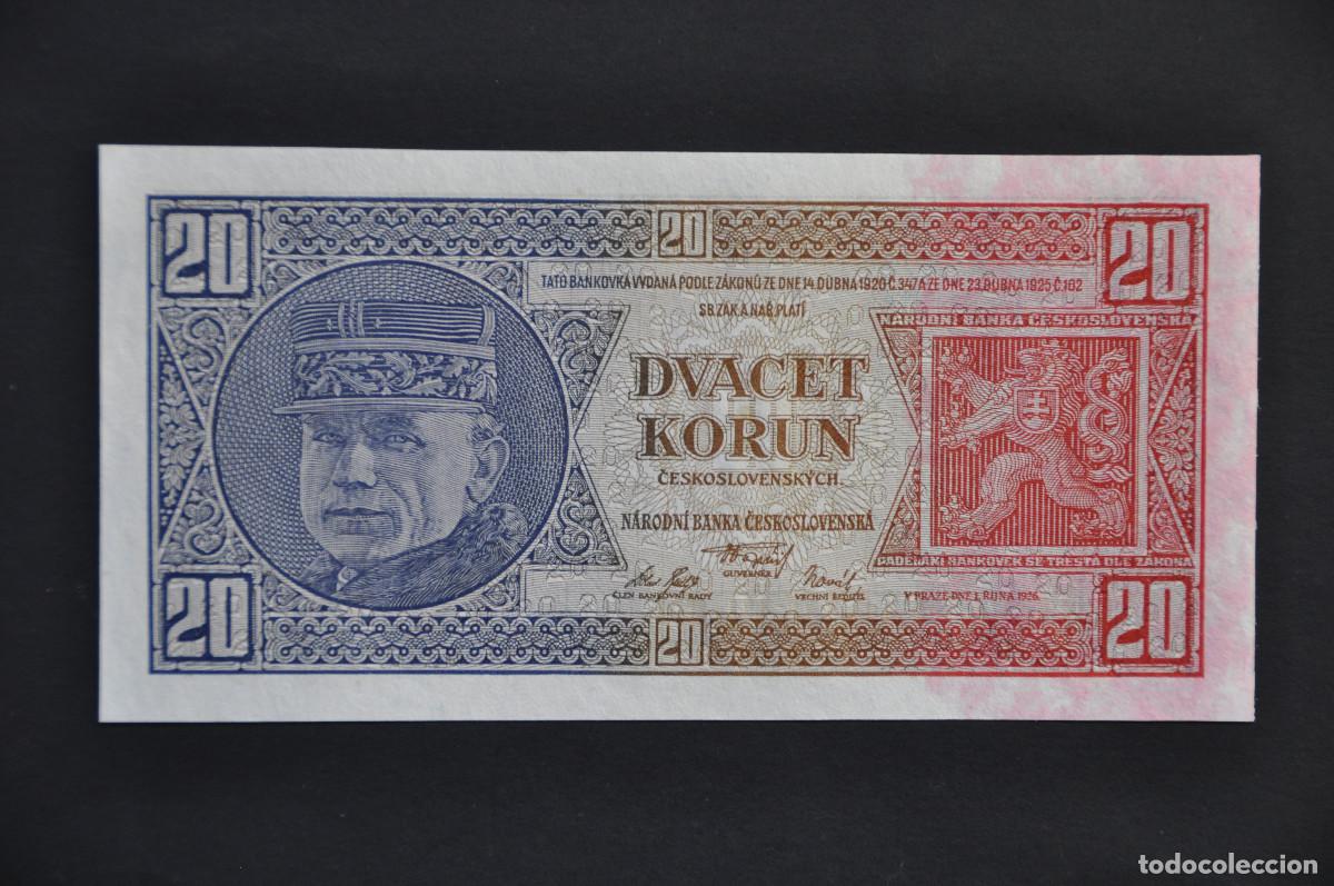 Billetes extranjeros: CHECOSLOVAQUIA - 20 KORUN 1926 - SC-/AUNC