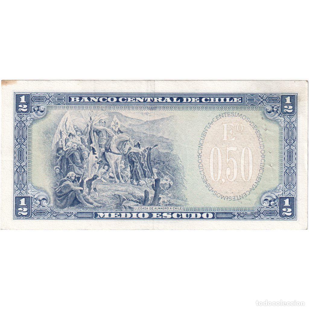 Billetes extranjeros: [#1233704] Chile, 1/2 Escudo, EBC - Foto 2