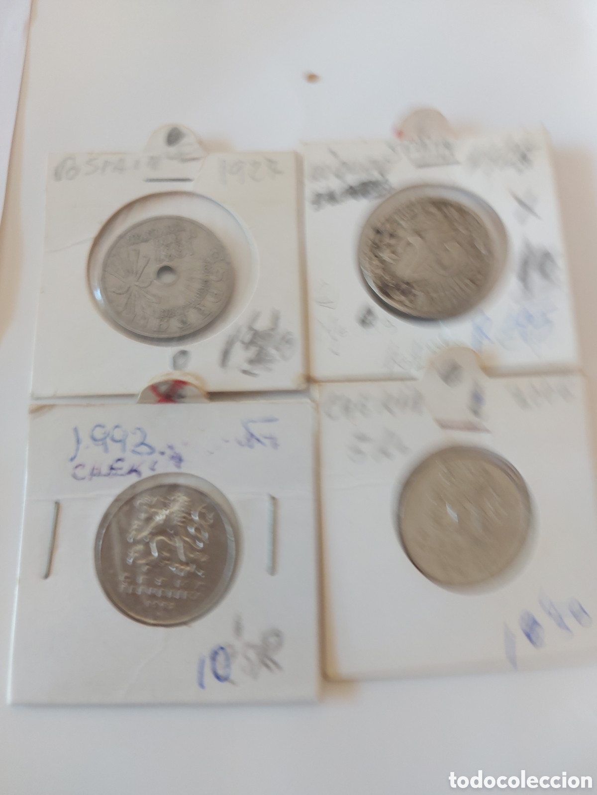 Billetes extranjeros: 2 monedas antiguasSpa - Foto 1