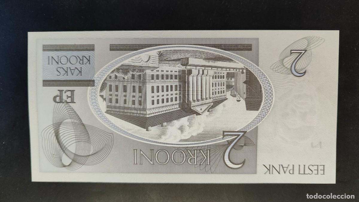 Billetes extranjeros: BILLETE DE ESTONIA 2 CORONAS 2006 S/C - Foto 2