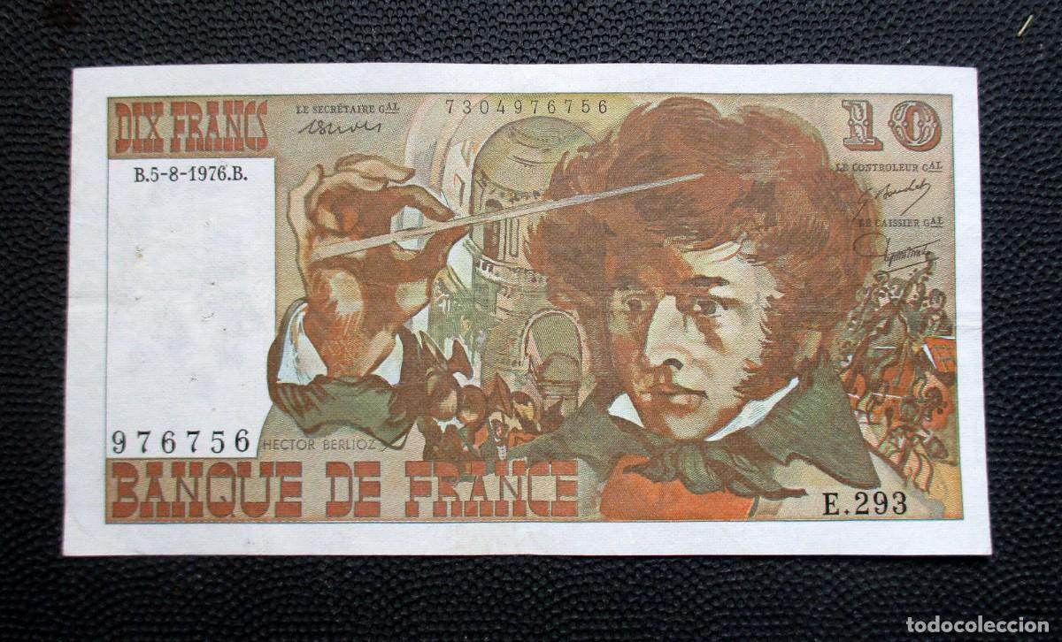 Billetes extranjeros: FRANCIA - 10 FRANCOS 1976 - (Ref. 350) - Foto 1