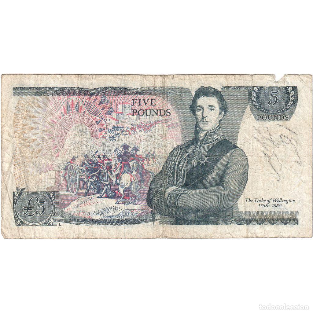 Billetes extranjeros: [#336970] Gran Breta&ntilde;a, 5 Pounds, BC - Foto 2