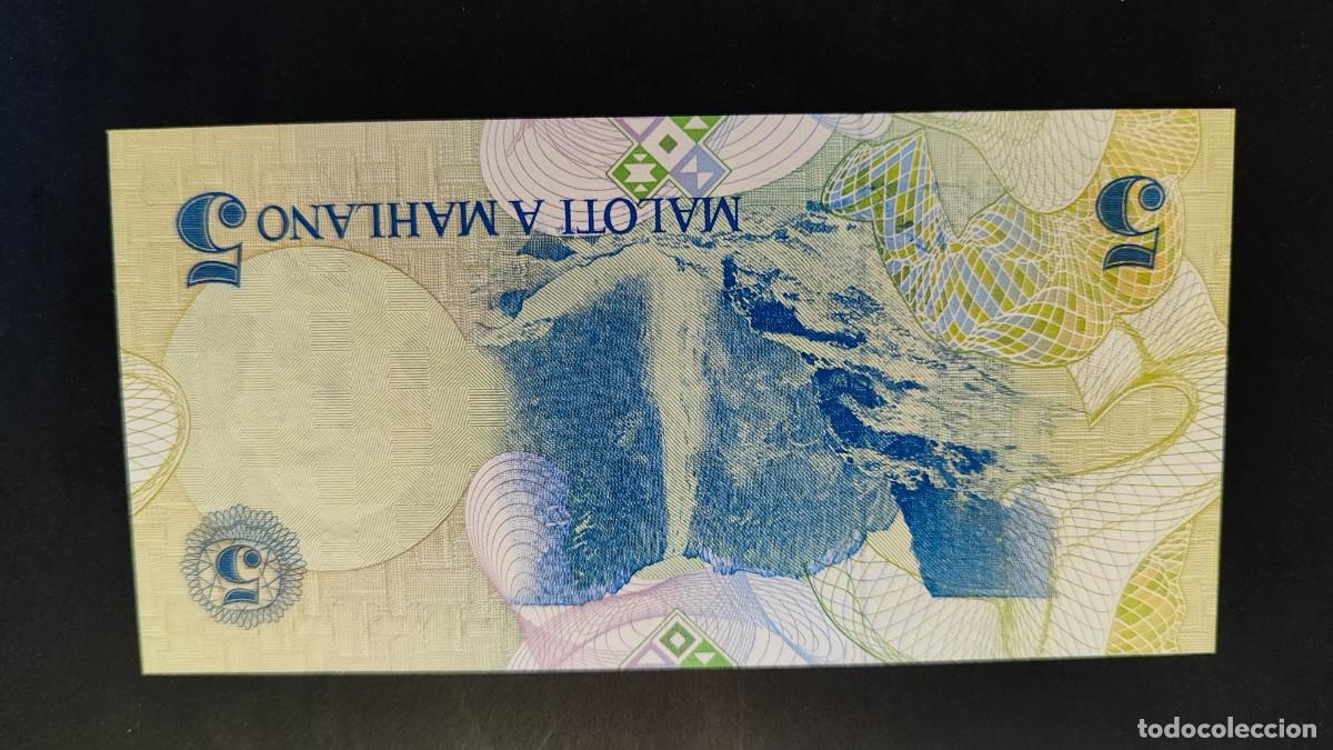 Billetes extranjeros: BILLETE DE LESOTHO 5 MALOTI 1989 S/C - Foto 2