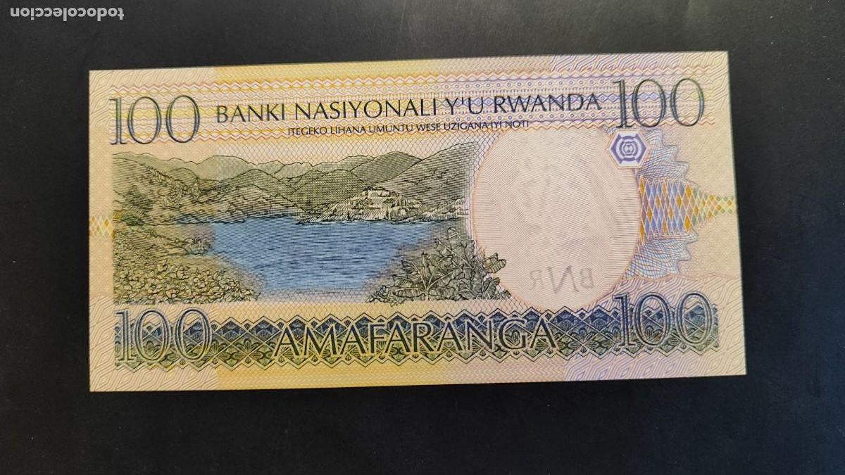 Billetes extranjeros: BILLETE DE RUANDA 100 FRANCOS 2003 S/C - Foto 2