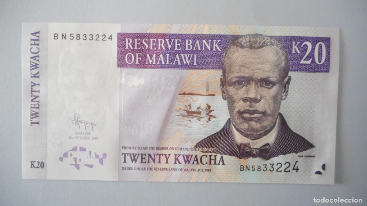 Billetes extranjeros: MALAWI 20 KWACHA / SC - Foto 1