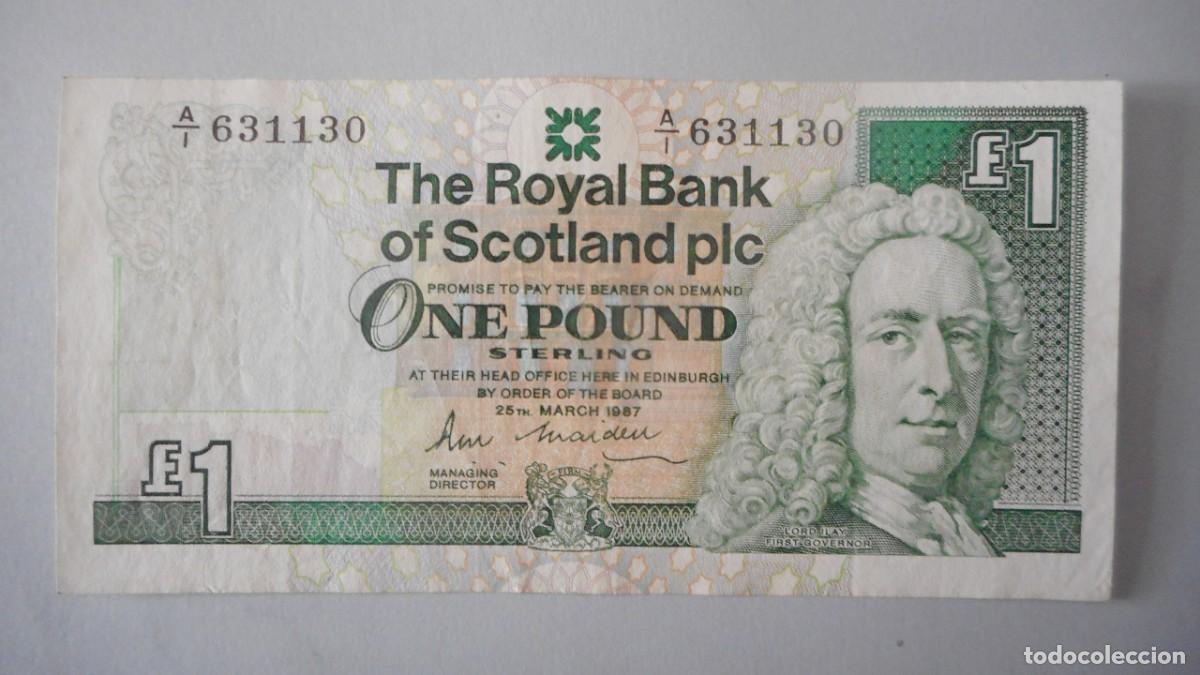 Billetes extranjeros: ESCOCIA 1 LIBRA. CIRCULADO - Foto 1