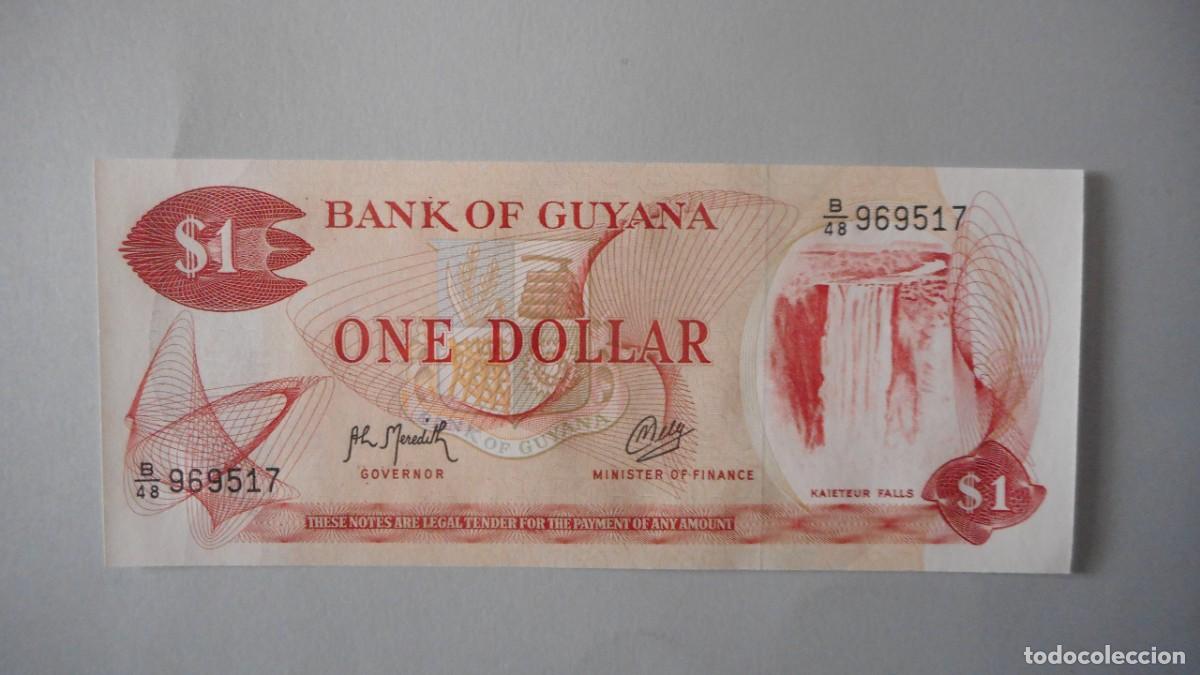 Billetes extranjeros: GUYANA 1 DOLARES / SC - Foto 1