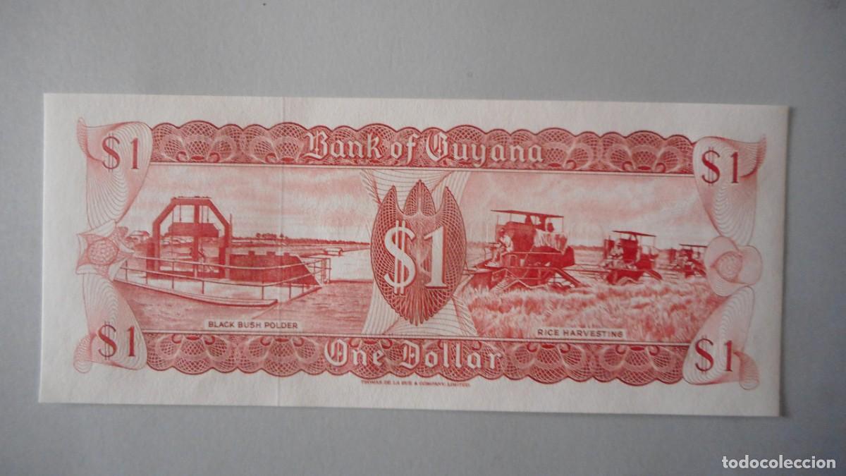 Billetes extranjeros: GUYANA 1 DOLARES / SC - Foto 2