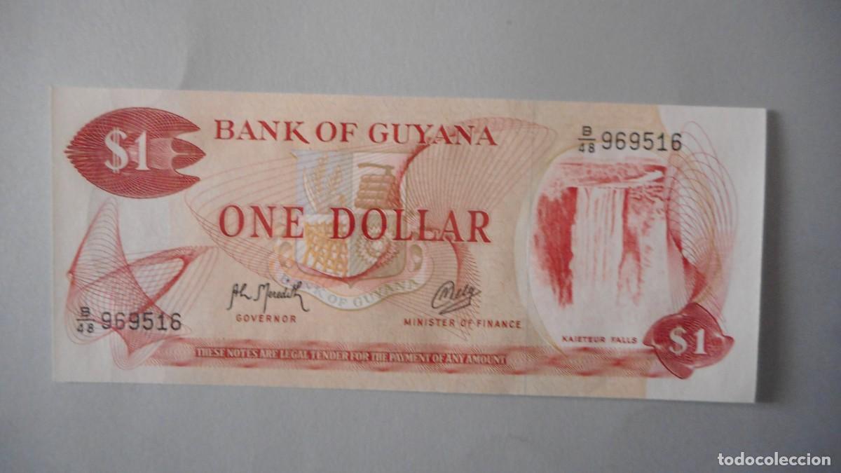 Billetes extranjeros: GUYANA 1 DOLARES / SC - Foto 1