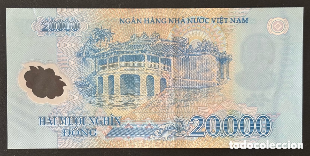 Billetes extranjeros: Vietnam - 20000 dong 2006 - Foto 2