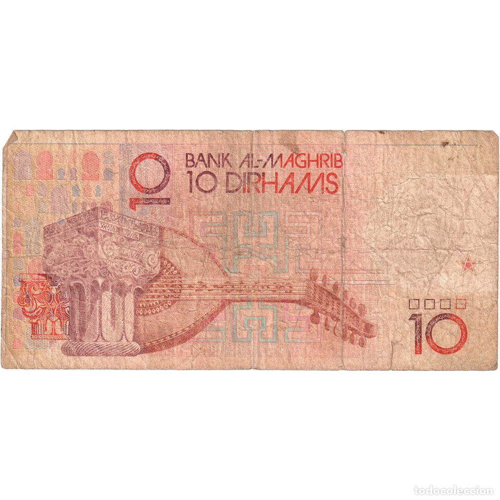 Billetes extranjeros: [#1243608] Marruecos, 10 Dirhams, BC+ - Foto 1