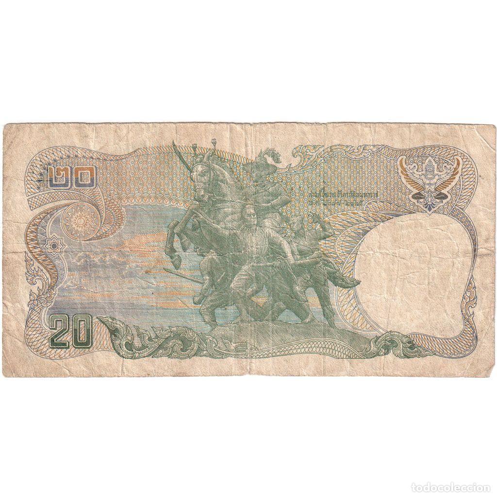 Billetes extranjeros: [#1243607] Tailandia, 20 Baht, MBC+ - Foto 2