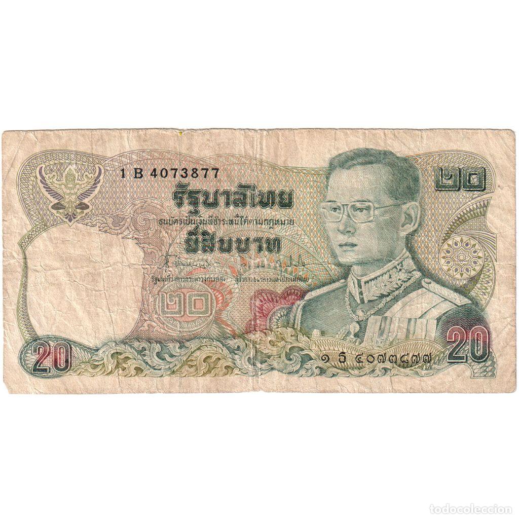 Billetes extranjeros: [#1243607] Tailandia, 20 Baht, MBC+ - Foto 1