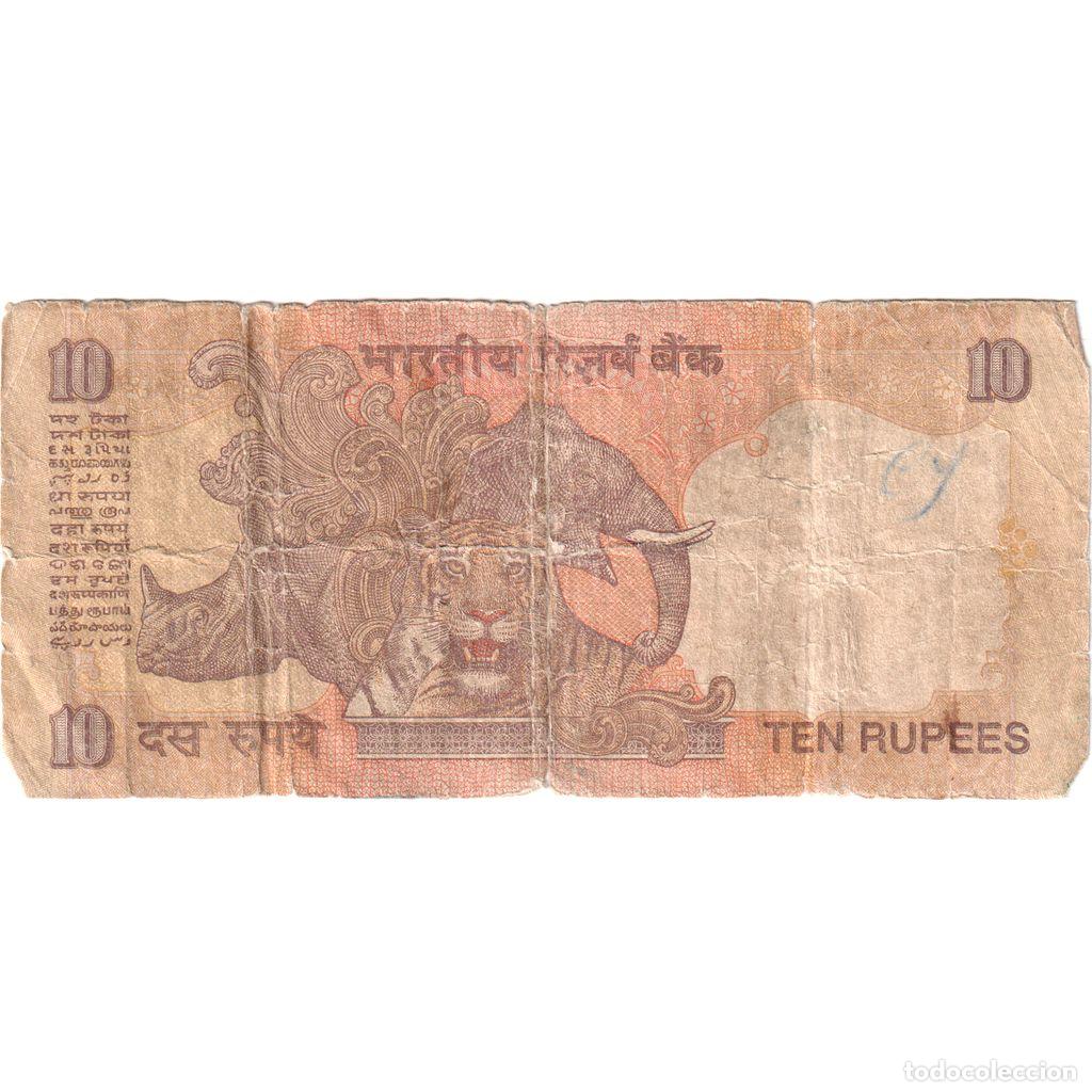 Billetes extranjeros: [#1243654] India, 10 Rupees, BC - Foto 2
