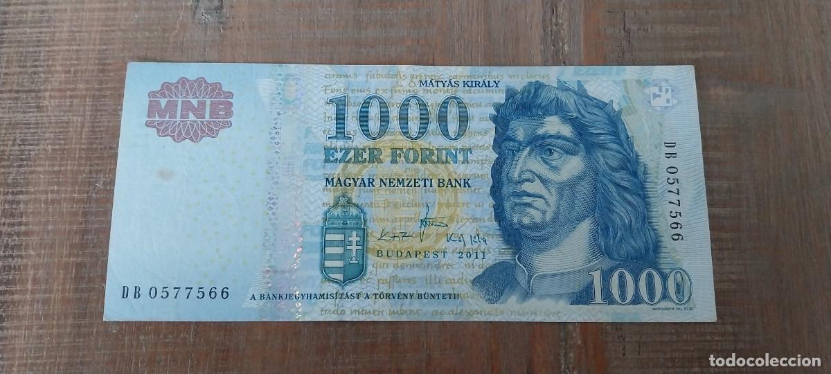Billetes extranjeros: HUNGRIA 1000 FORINT EBC++ - Foto 1
