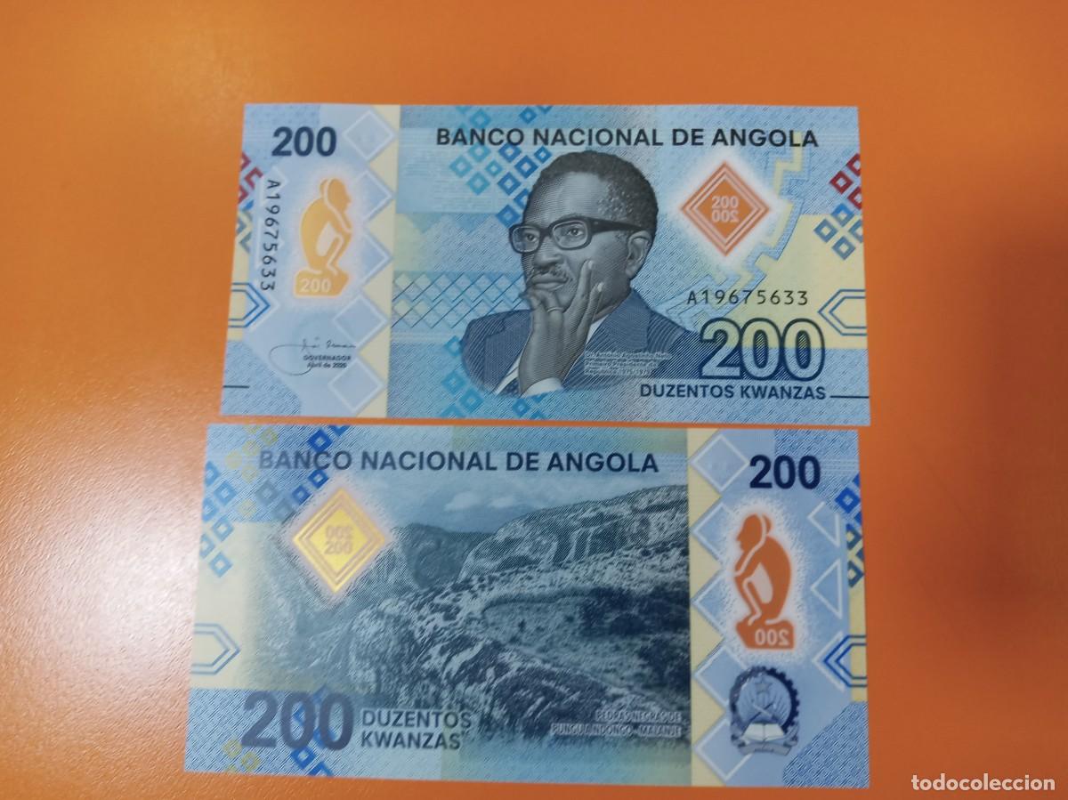 Billetes extranjeros: ANGOLA 200 KWANZAS 2020 - Foto 1
