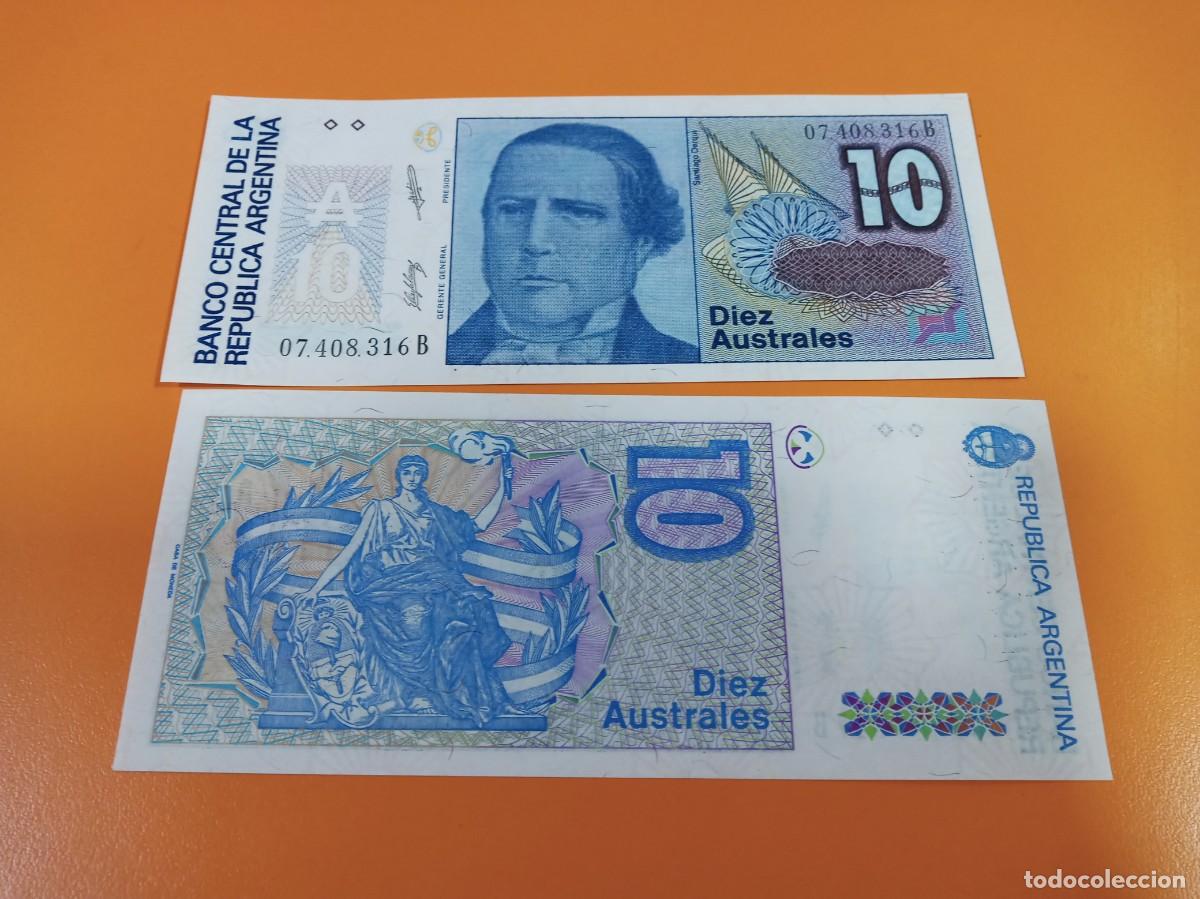 Billetes extranjeros: ARGENTINA 10 AUSTRALES 1988 - Foto 1
