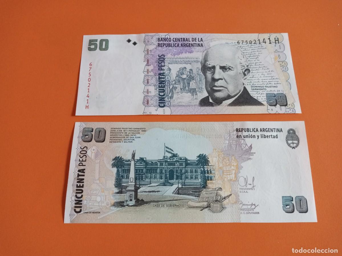 Billetes extranjeros: ARGENTINA 50 PESOS 2014 - Foto 1