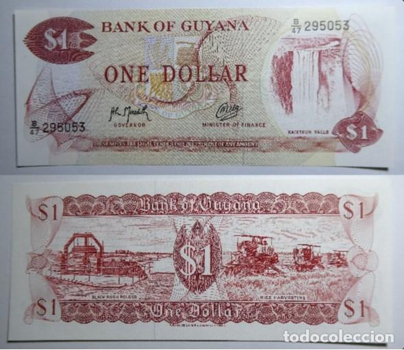 Billetes extranjeros: BILLETE DE GUYANA 1 DOLAR . SC - Foto 1