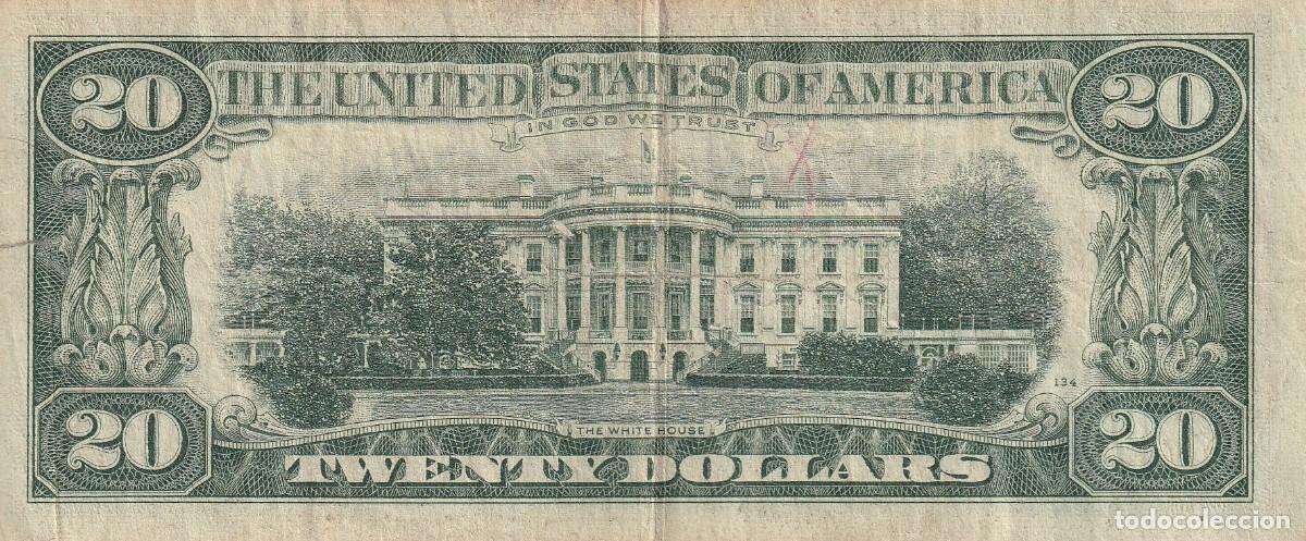 Billetes extranjeros: Billete de 20 d&oacute;lares series 1969C - Foto 2