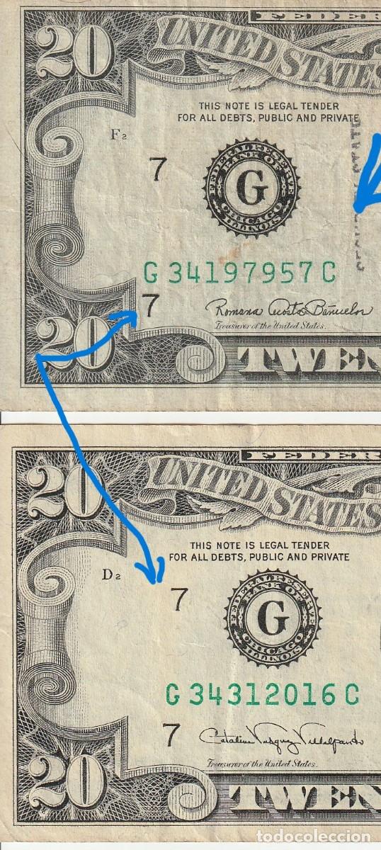 Billetes extranjeros: Billete de 20 d&oacute;lares series 1969C - Foto 5